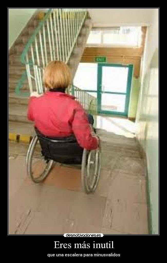 carteles minusvalidos desmotivaciones