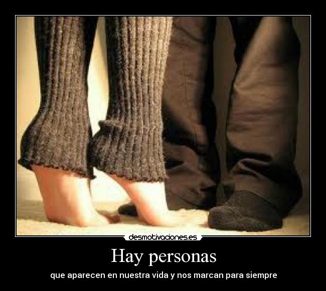 Hay personas -