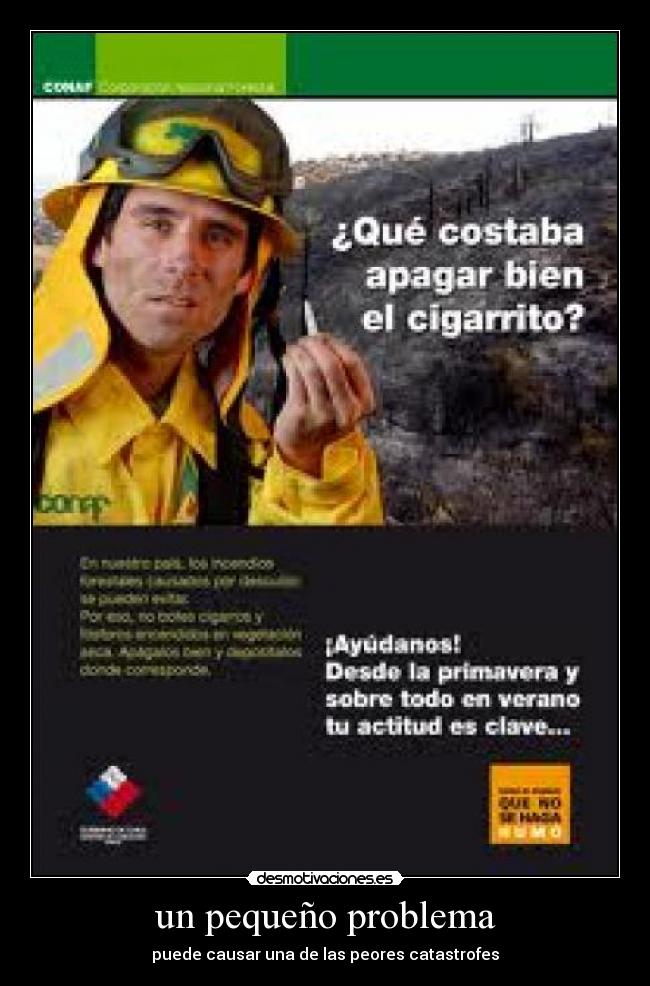 un pequeño problema - puede causar una de las peores catastrofes