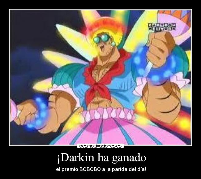 carteles premio bobobo parida del dia desmotivaciones