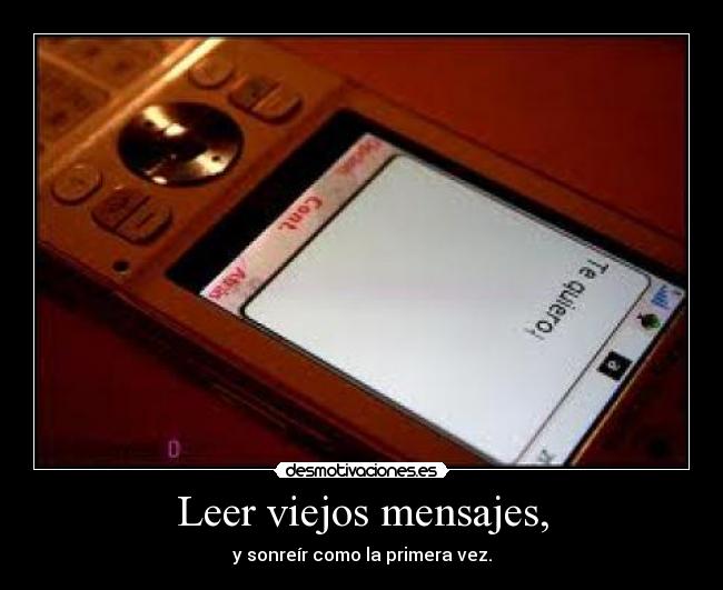 Leer viejos mensajes, -