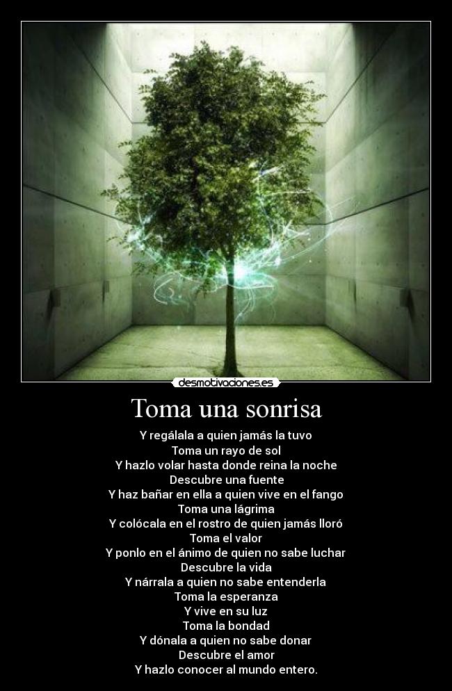 Toma una sonrisa - 