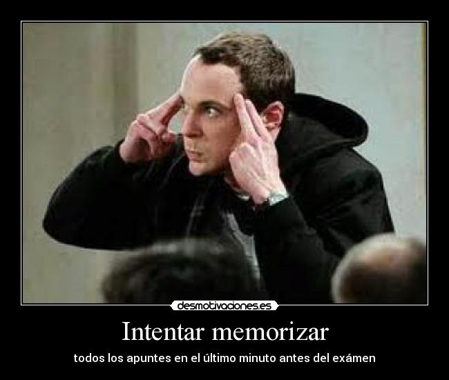 Intentar memorizar -