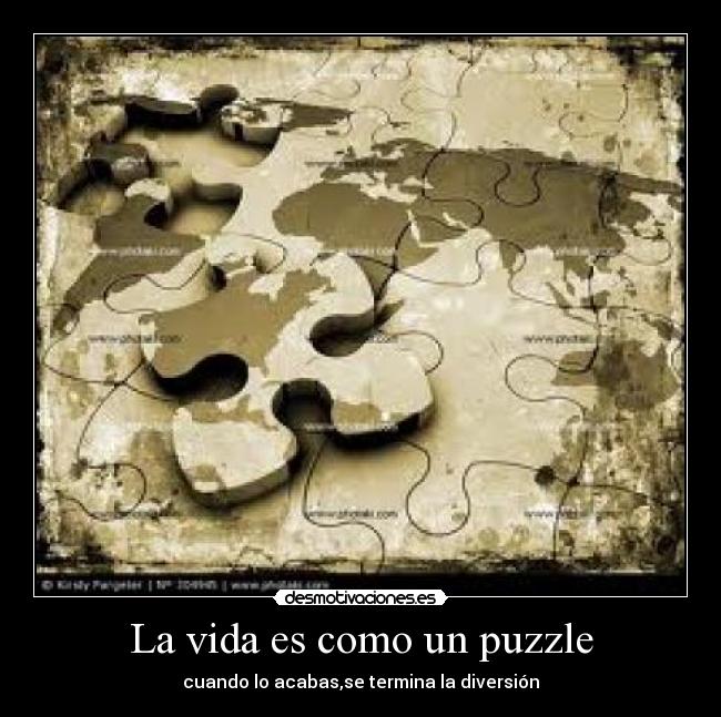 La vida es como un puzzle - 