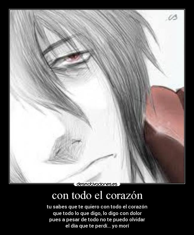 carteles corazon dolor tristeza desilucion hellsing alucard desmotivaciones