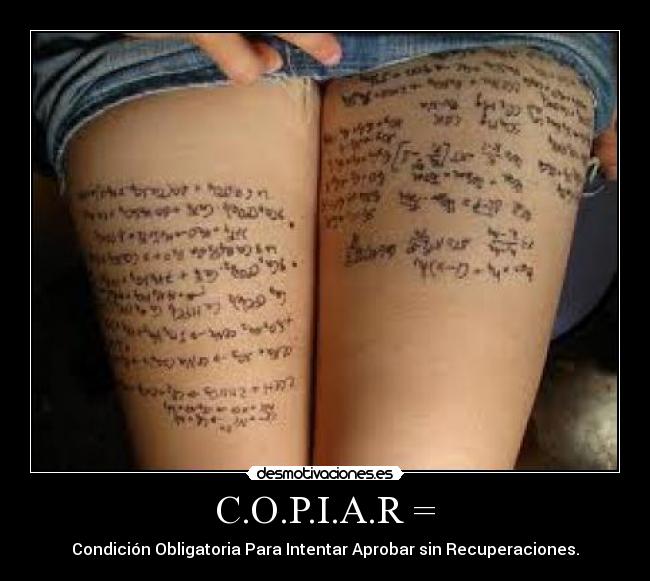 C.O.P.I.A.R = - 