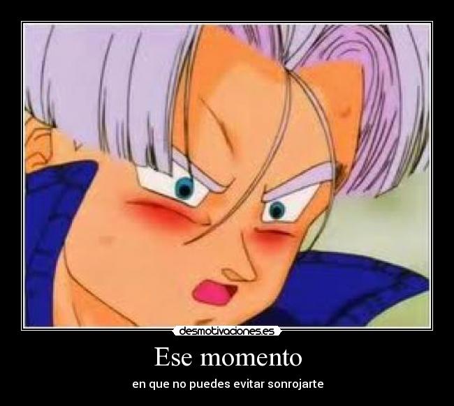 Ese momento - en que no puedes evitar sonrojarte