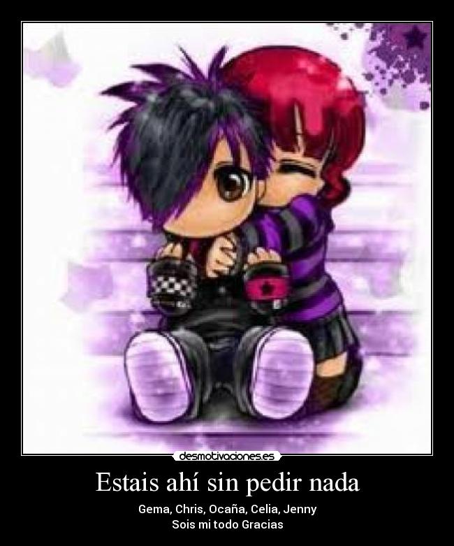 Estais ahí sin pedir nada - 