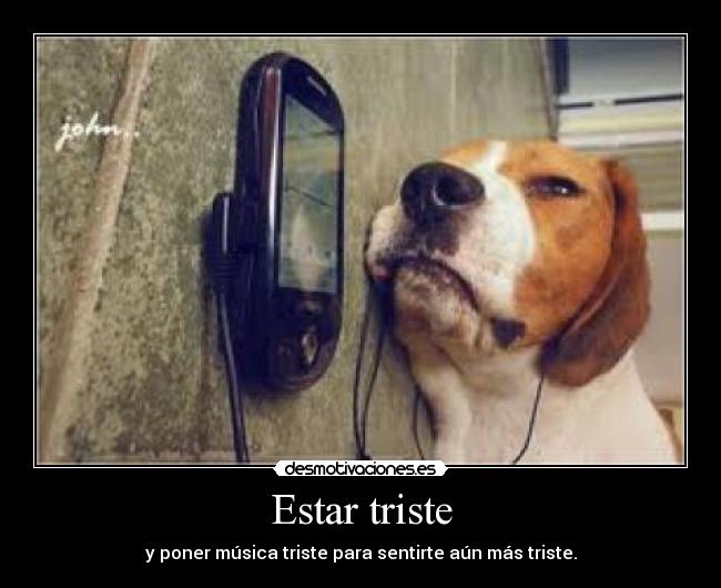 Estar triste - 