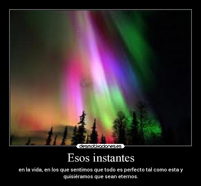 Esos instantes -
