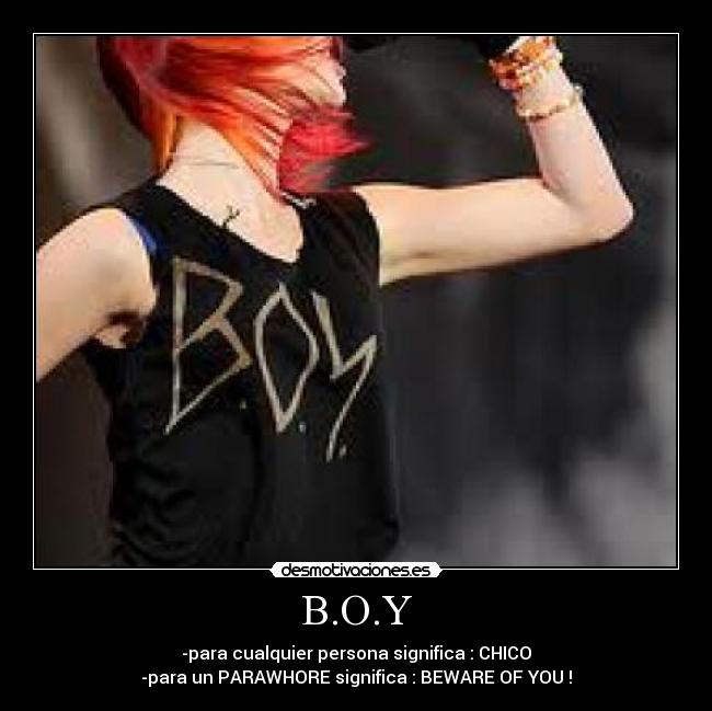 B.O.Y -
