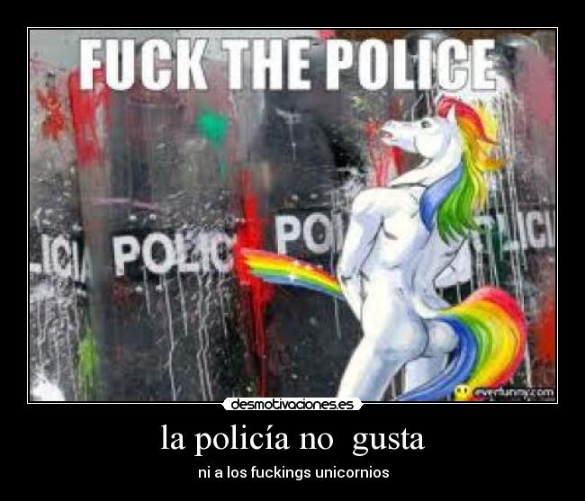 la policía no gusta -