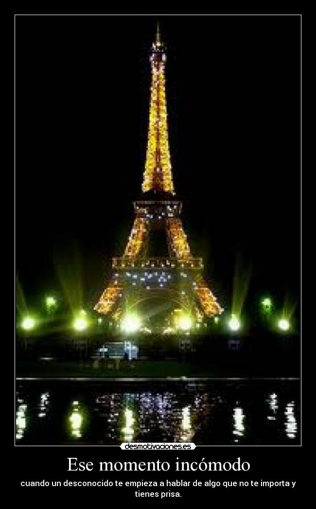 Ese momento incómodo - 