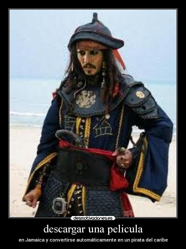 descargar una pelicula - en Jamaica y convertirse automáticamente en un pirata del caribe