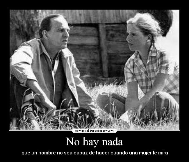 No hay nada -