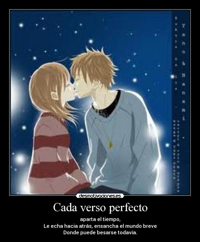 Cada verso perfecto -