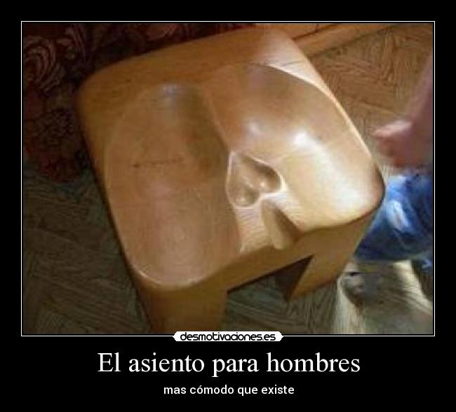 El asiento para hombres -