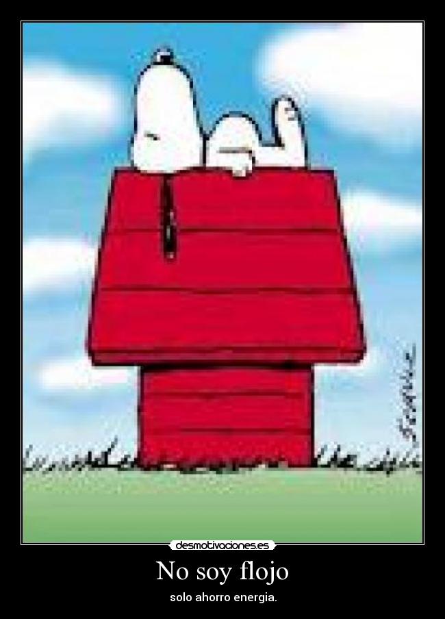 No soy flojo - 