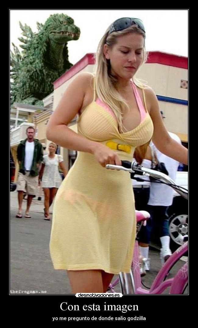 Con esta imagen - yo me pregunto de donde salio godzilla