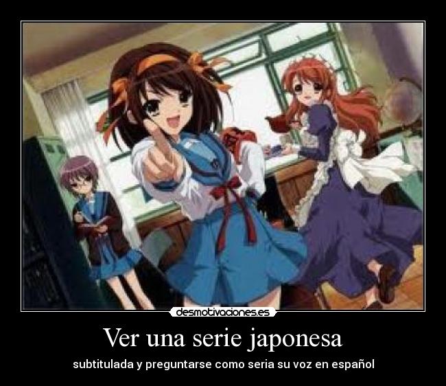 Ver una serie japonesa - 