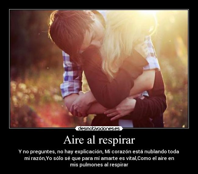 Aire al respirar -