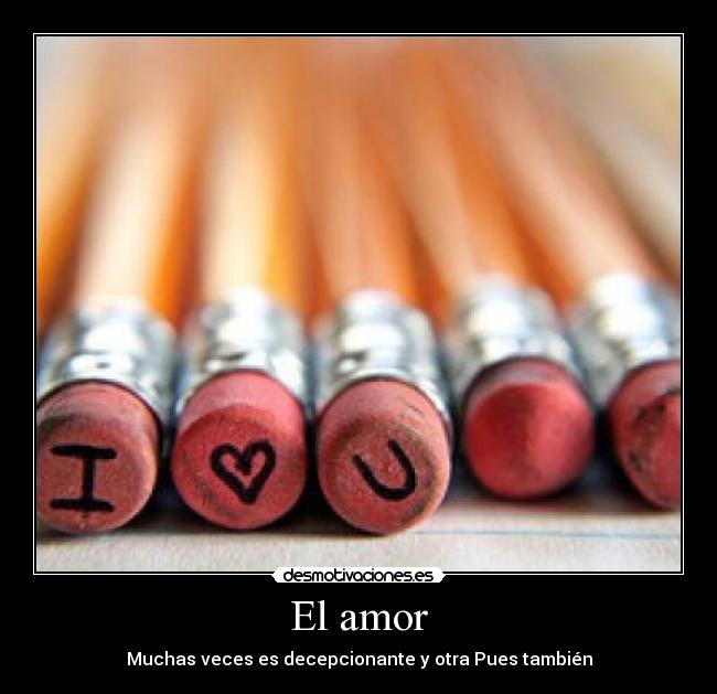 El amor - 