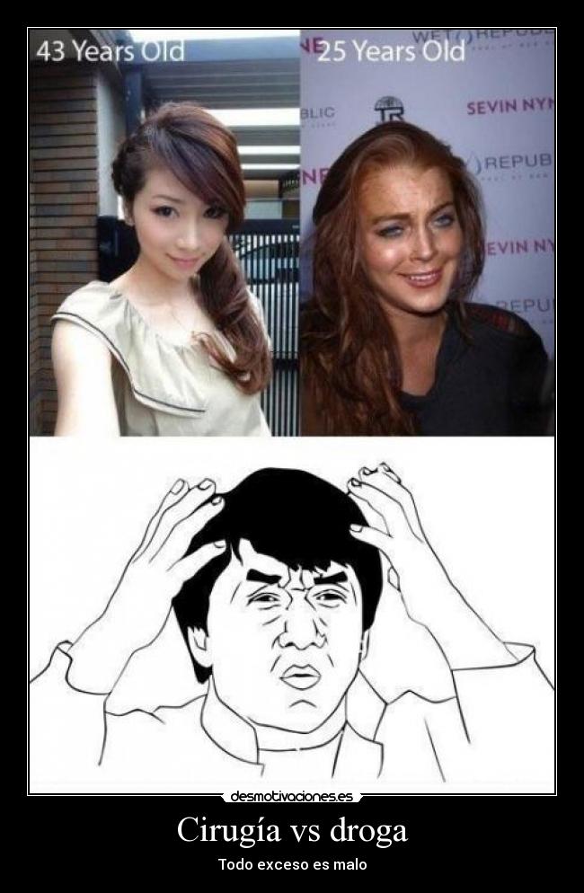 Cirugía vs droga - Todo exceso es malo