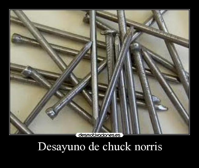 Desayuno de chuck norris - 