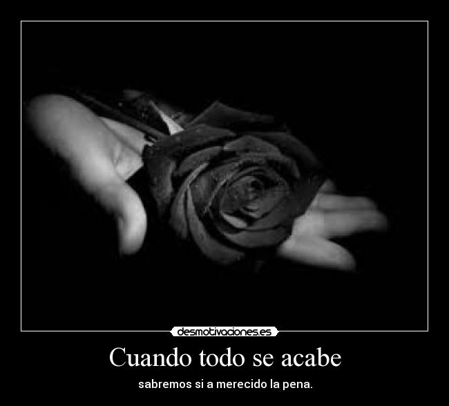 Cuando todo se acabe -