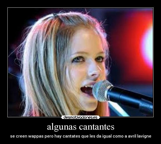 algunas cantantes -
