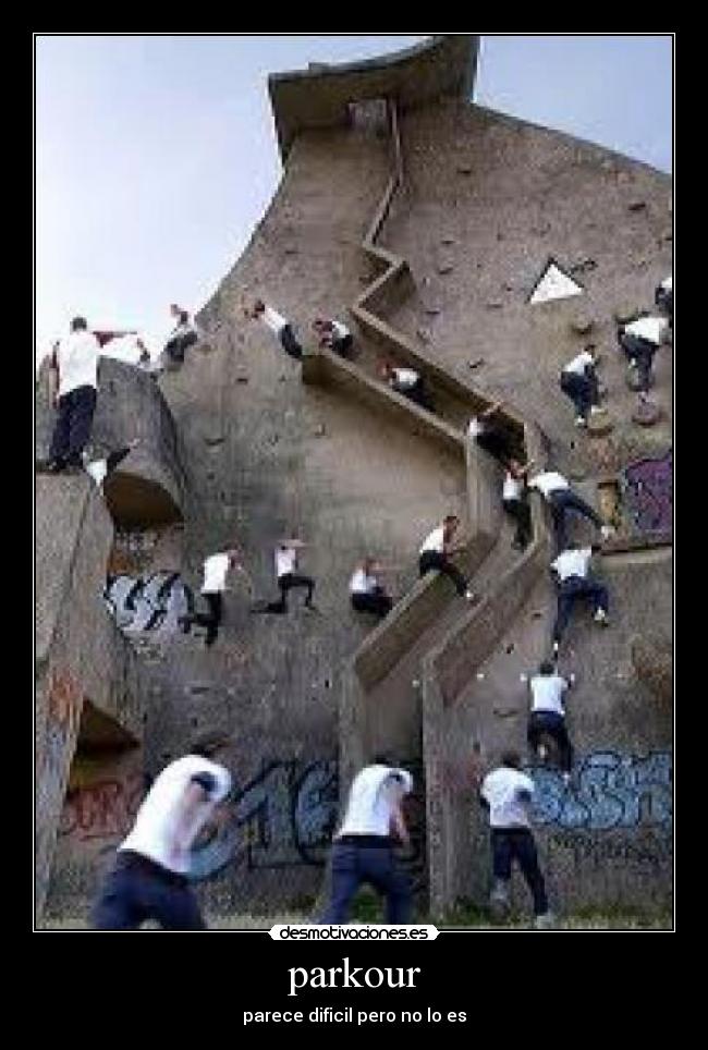 parkour - parece dificil pero no lo es