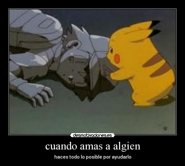 cuando amas a algien -