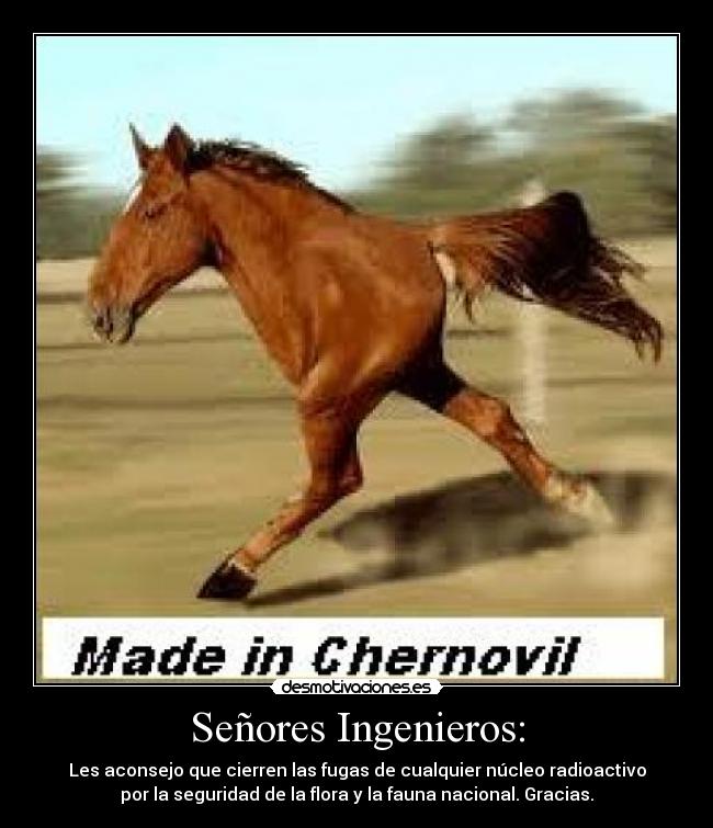 Señores Ingenieros: - 