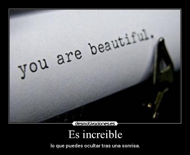 Es increible - 