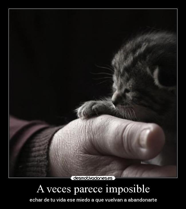 A veces parece imposible -