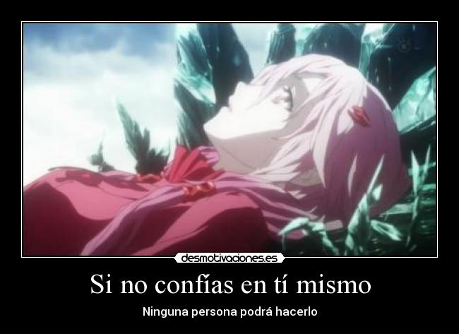 carteles inori guilty crown confianza harukaze desmotivaciones