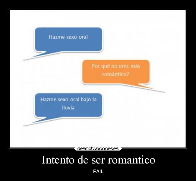 Intento de ser romantico - 
