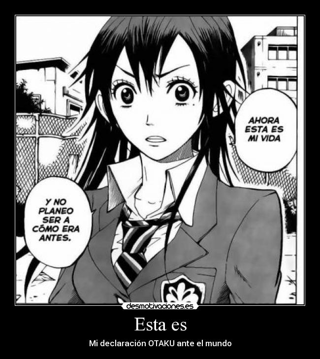 Esta es - Mi declaración OTAKU ante el mundo