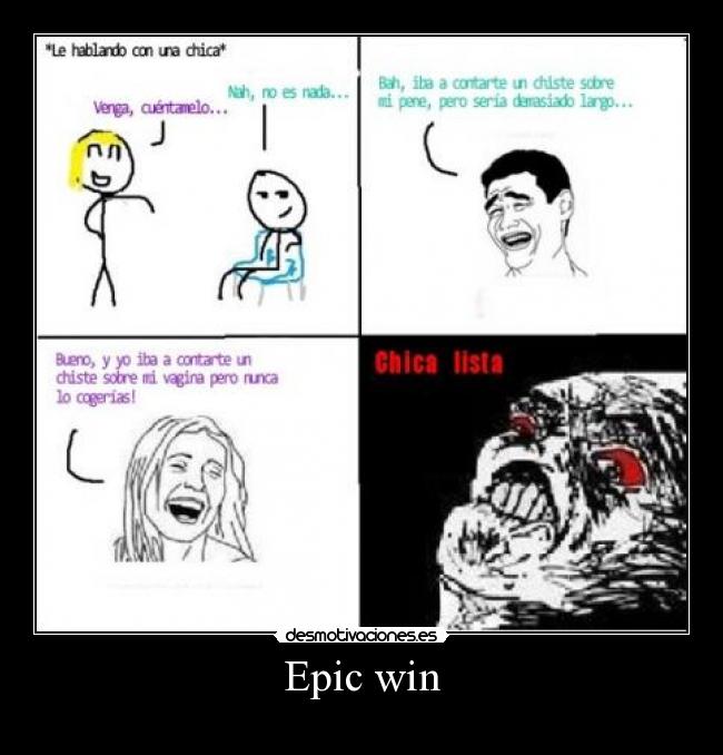 Epic win -