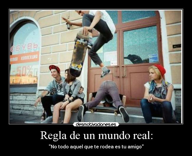 Regla de un mundo real: -