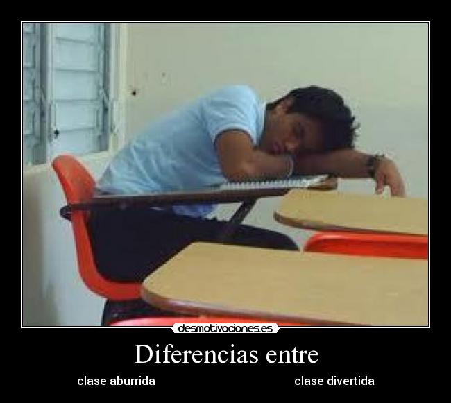 Diferencias entre - 