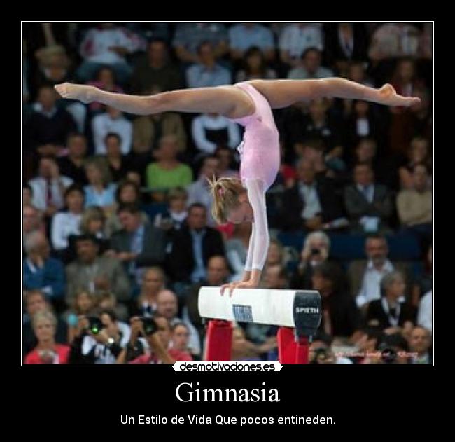 Gimnasia - Un Estilo de Vida Que pocos entineden.
