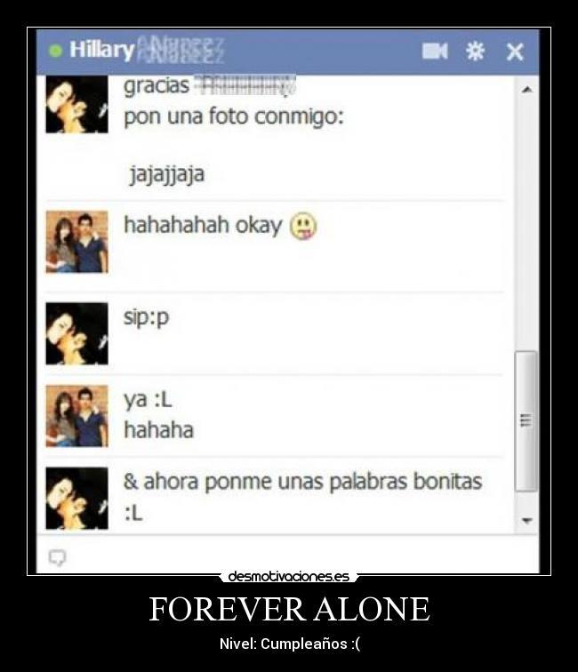 FOREVER ALONE - 