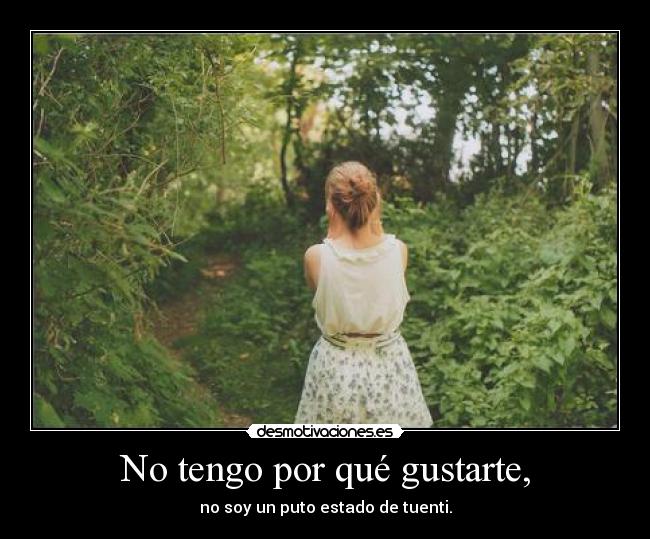 No tengo por qué gustarte, - 