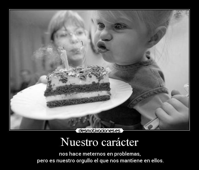 carteles caracter caracter desmotivaciones