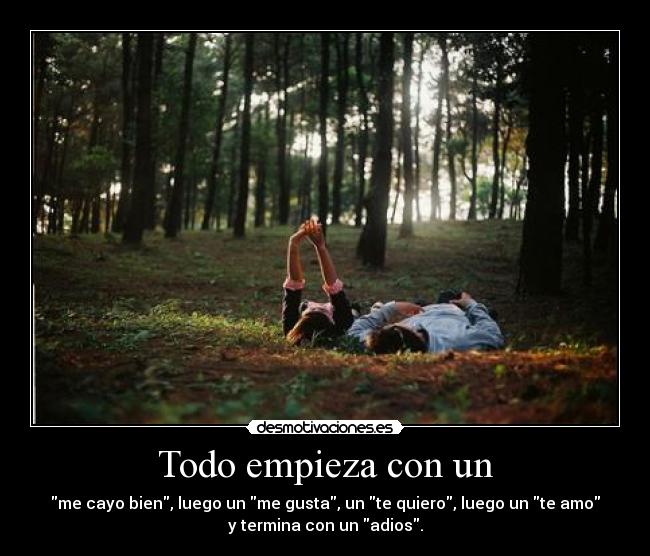 Todo empieza con un -