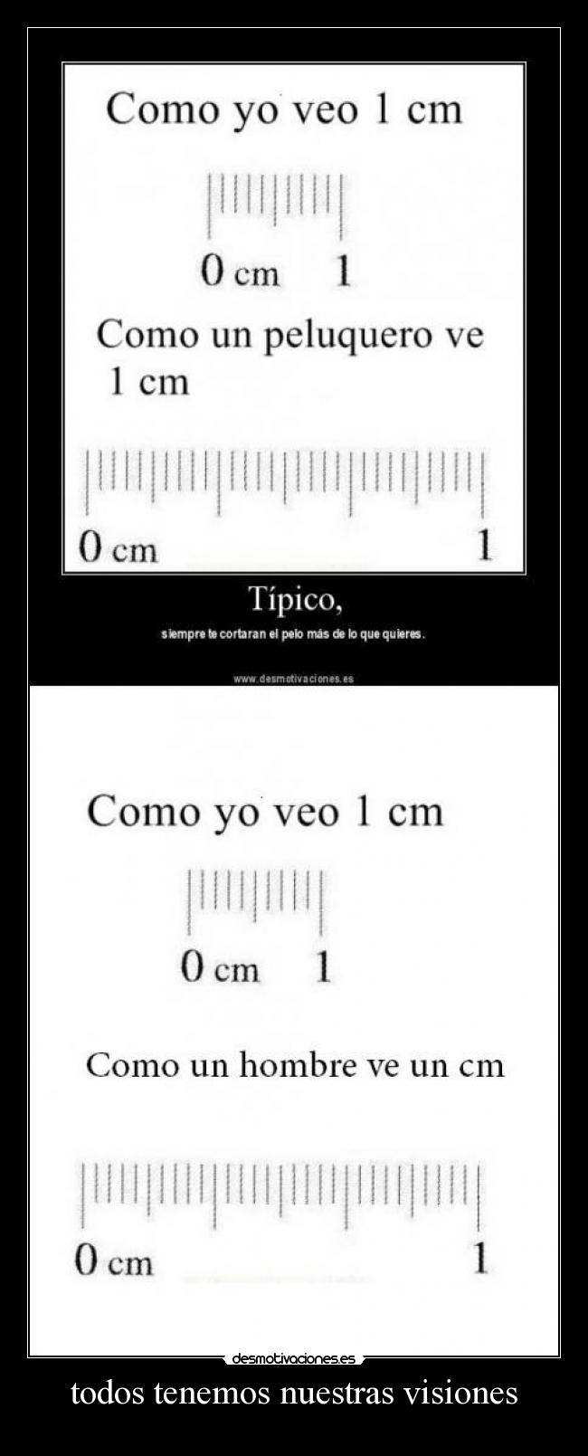 todos tenemos nuestras visiones -