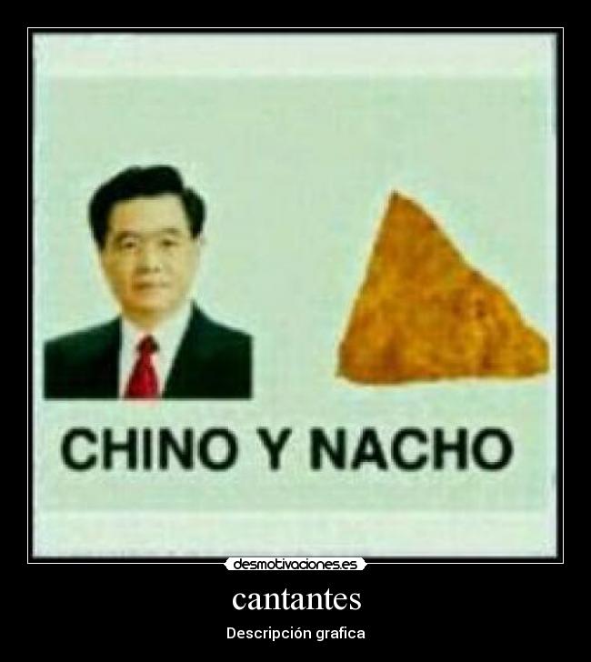 cantantes - Descripción grafica