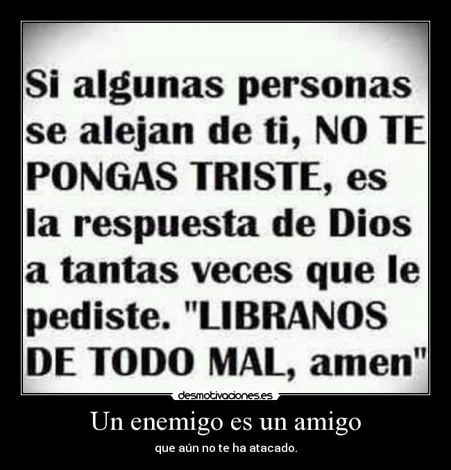 Un enemigo es un amigo - 
