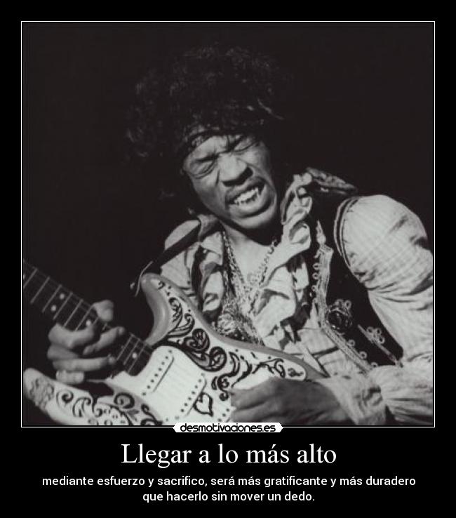 Llegar a lo más alto -